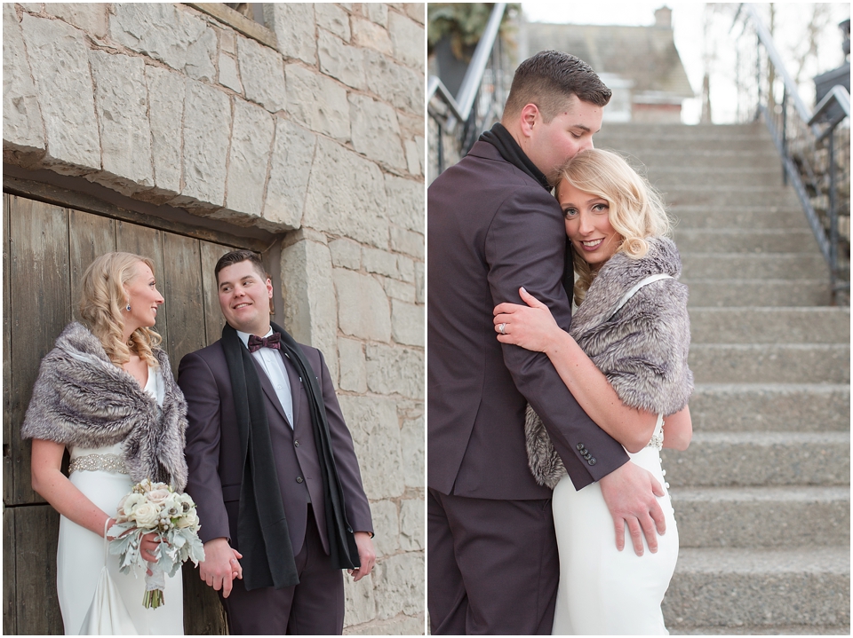 Ancaster Old Mill Wedding Photography Rebecca Willison Photography winter wedding